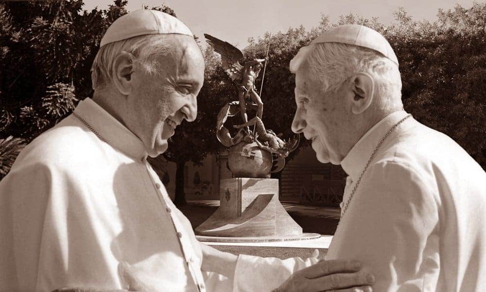 Incontrop Papa Francescop e Papa Ratzinger