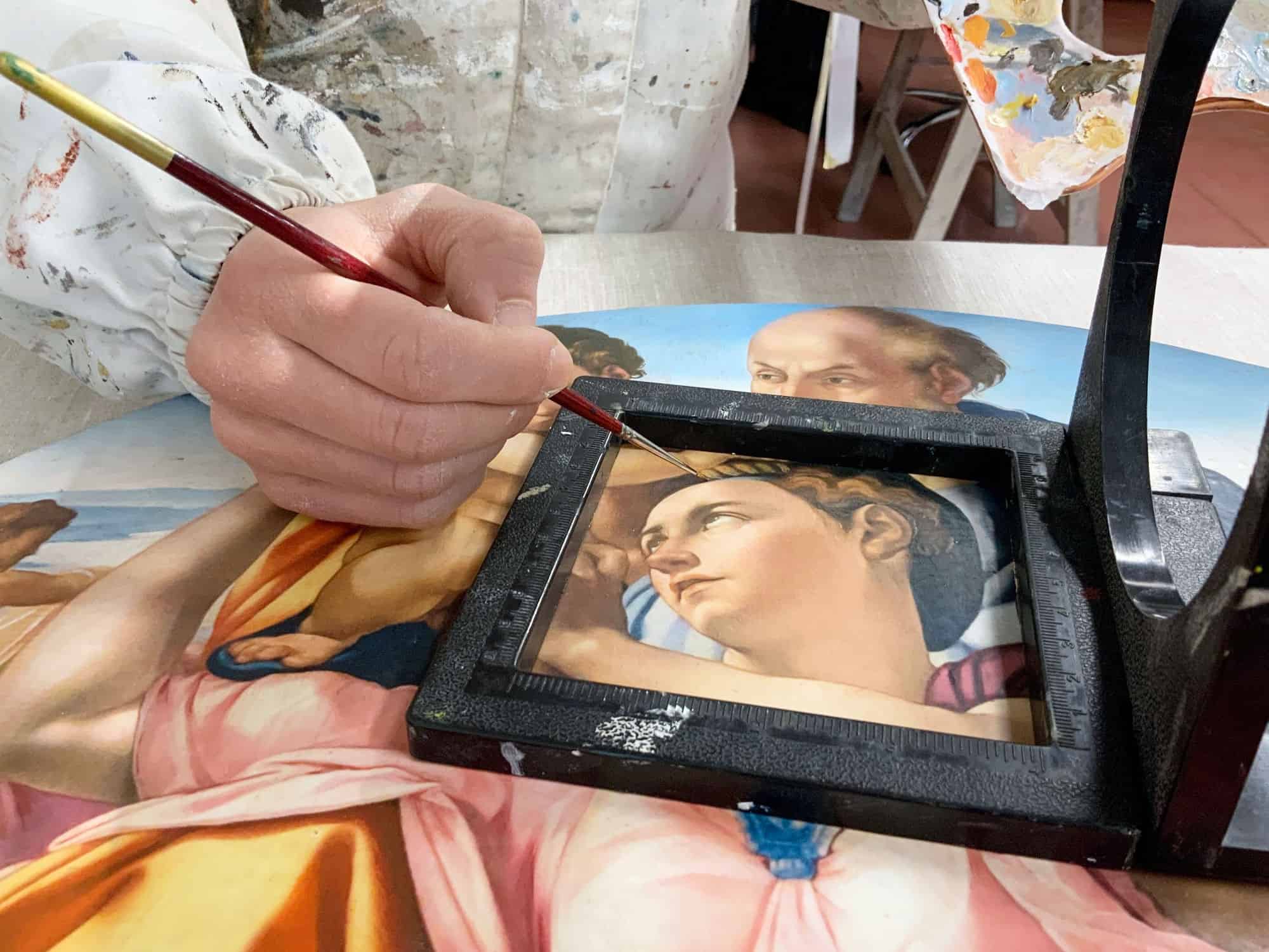 038 Tondo Doni lente