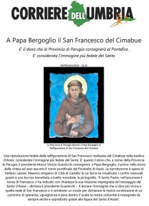 San Francesco Papa Bergoglio Corriere