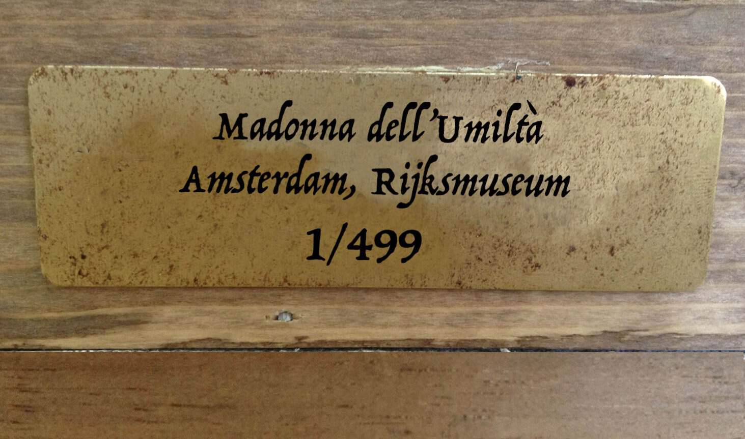 targhetta numerazione