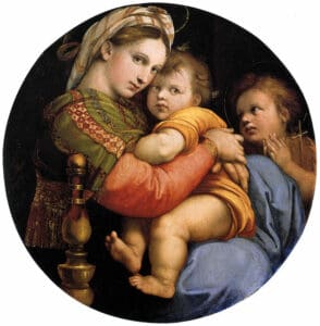 Madonna della Seggiola originale